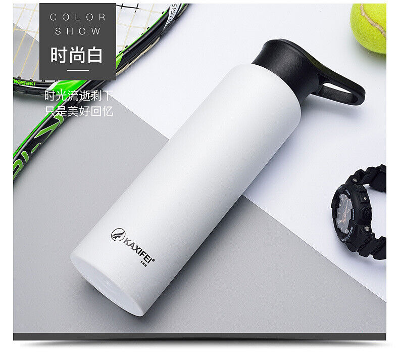 Vacuum Insulated Sport Water Bottle Stainless Steel Flask Jar Leak-proof Canteen
