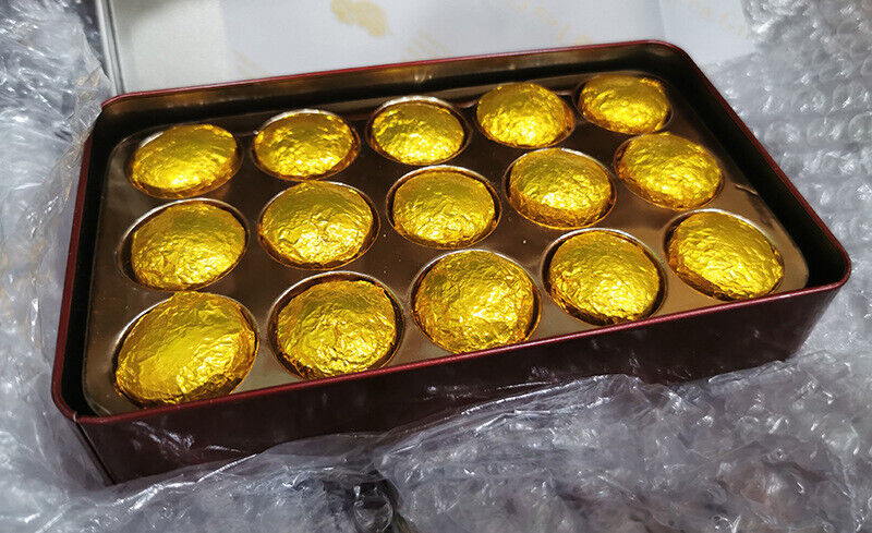 HelloYoung 15pcs/box Yunnan Nuoxiang Pu'er Ripe Tea Iron Box Nuoxiang Mini Tuo Tea