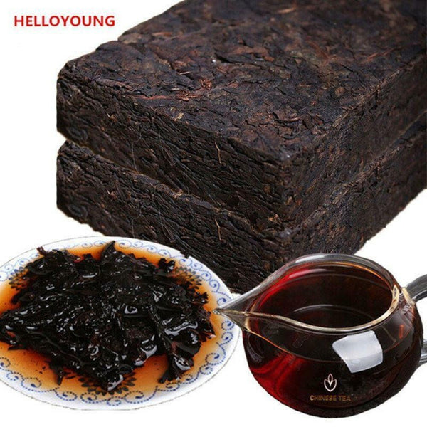 200g Ripe Puer Tea Brick Chinese Shu Ancient Tree Aged Premium Loose Leaf