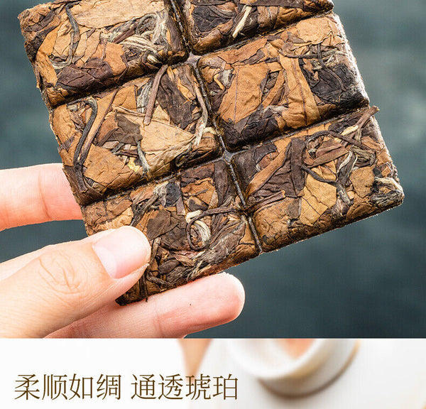 Fuding Old White Tea Shou-mee Kleine Quadratische Geschenkbox Kleine Tee Kuchen