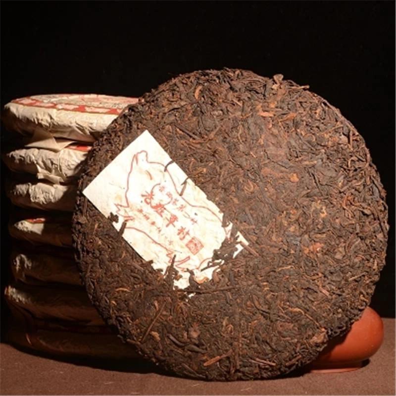 Organic Puer Tea Black Tea 357g Classic Pu-erh Tea Cake Cooked Tea Lao Banzhang