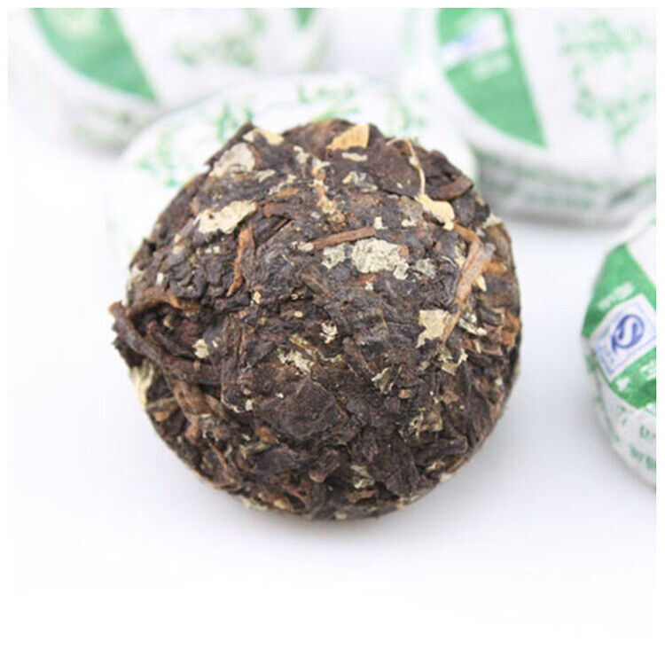 HelloYoung Yunnan Pu'er Ripe Tea Mini Small Tuocha Lotus Leaf Pu'er Herbal Tea 500g/17.6oz