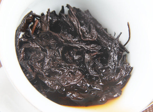 Pu'er Tea Made of Aged Raw Materials, Aged Pu'er Tea Bricks Ripe Tea Brick 200g