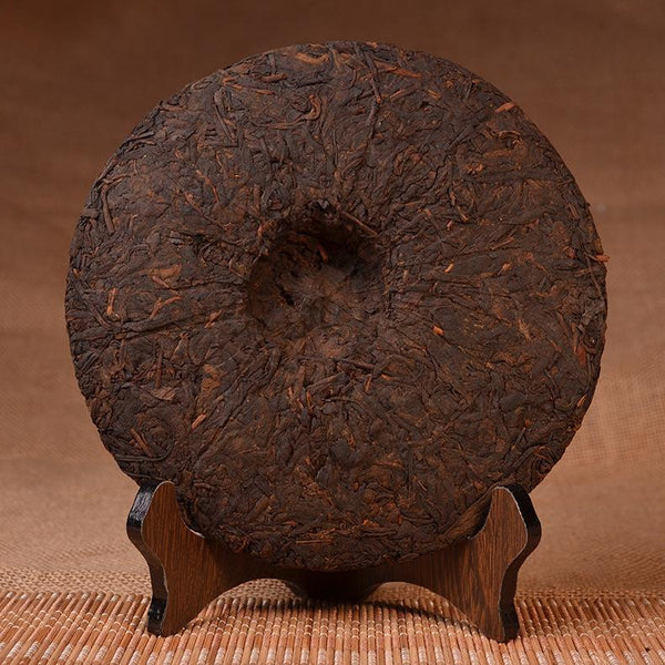 357g Wild-Harvested Yunnan Chinese Pu-erh Tea Cake: Ripened and Healthy