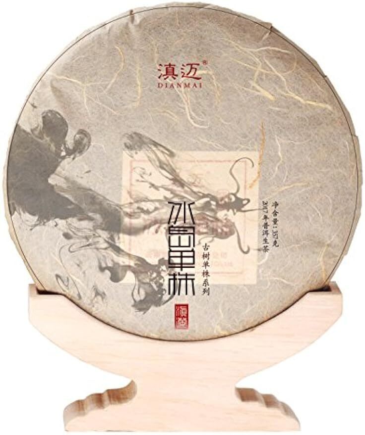 357g/12.6oz Bing Dao Raw Puerh Tea Cake, Aged Sheng Pu Erh Tea, Raw Puer Main image