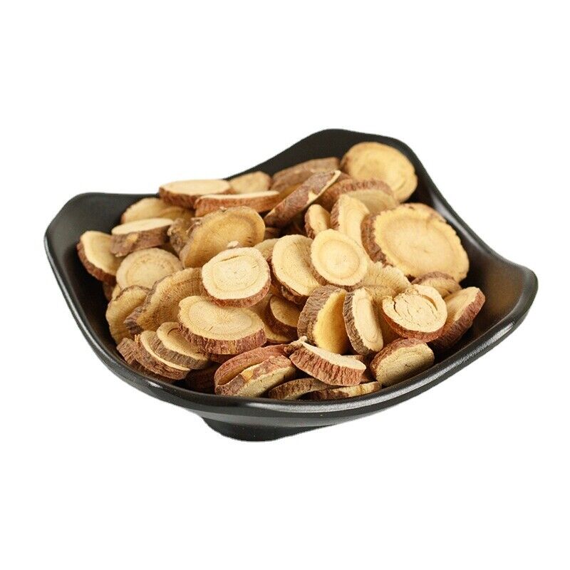 HelloYoung Licorice Slices New Red Skin Licorice Herbs Round Slices 100g/Jar