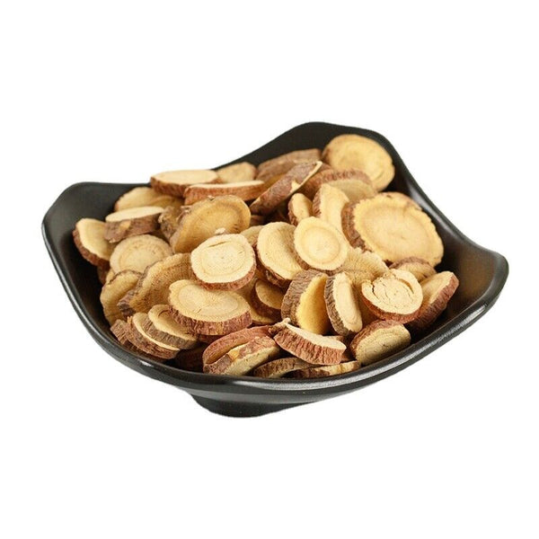 HelloYoung Licorice Slices New Red Skin Licorice Herbs Round Slices 100g/Jar