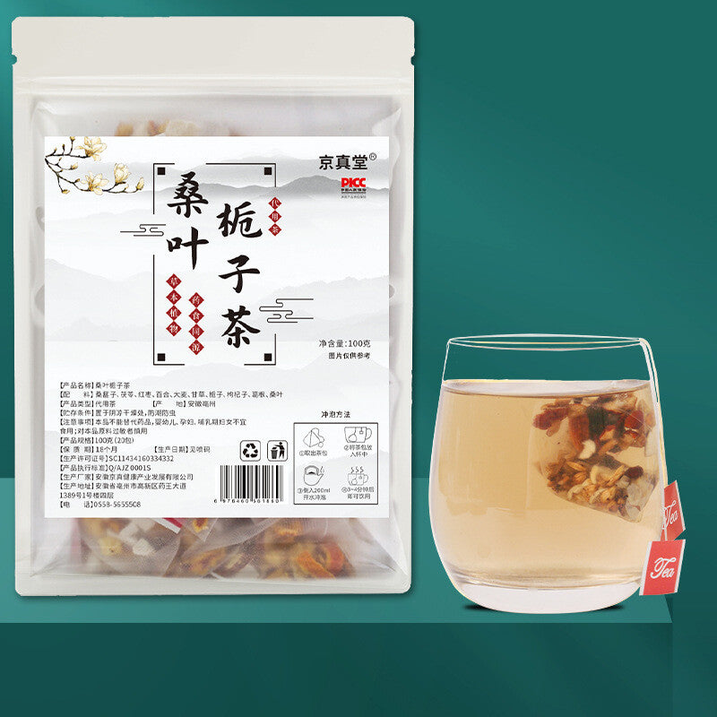 Mulberry Leaf and Gardenia Tea with High Acid and Three Highs in Tea Bags