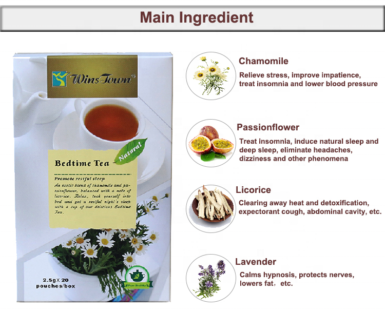 Stress & Anxiety Relief Herbal Tea Sleeping Tea Aid Remedy Relax Detox Tea