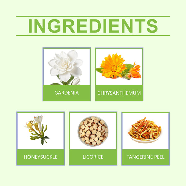Chicory and Gardenia Tea Dandelion Wolfberry Organic Kidney Liver Chinese Tea