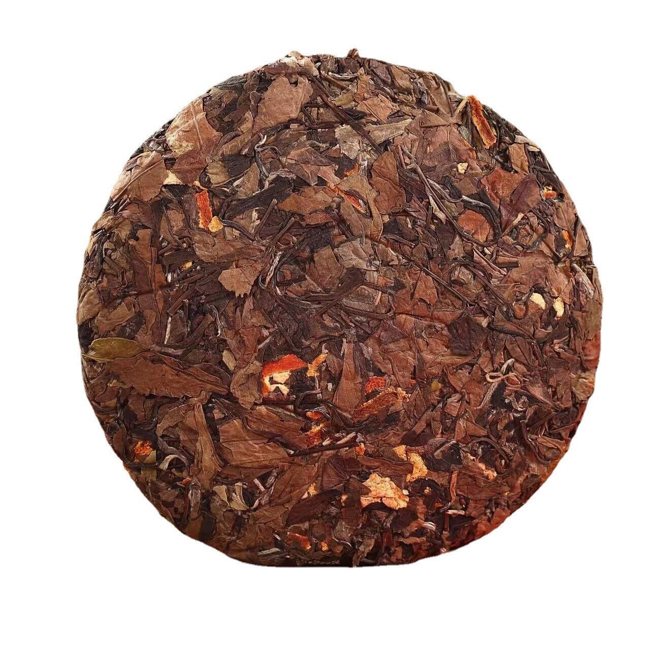 HelloYoung 350g fuding alpine old white tea cake aged white tea tightly pressed shoumei tea Secondary image