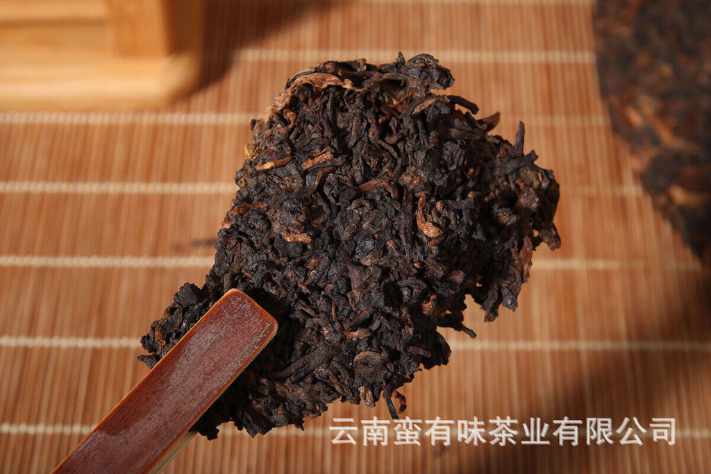 HelloYoung 400g Yunnan Pu'er Tea Hongxingxiang Ripe Tea Seven Seed Cake Aged Pu'er Tea