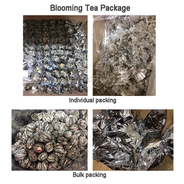 Handcrafted Art Mini Flowering White Tea Herbal Flower Blooming Tea Balls 20pcs