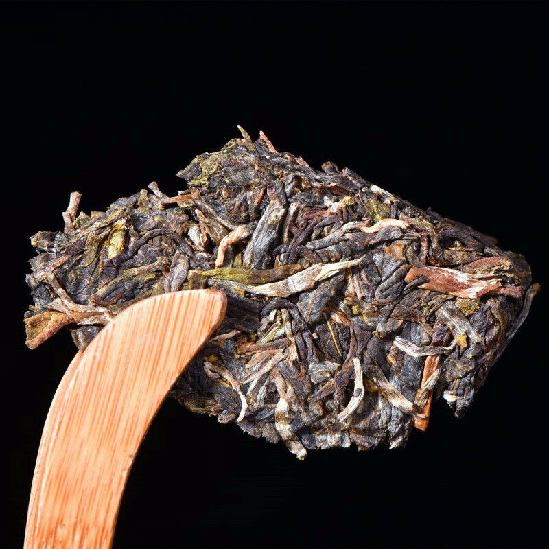 HelloYoung Green Tea Pu-Erh Raw Tea Bricks Menghai Big Leaf Pu'er Tea 1000g Natural Yunnan