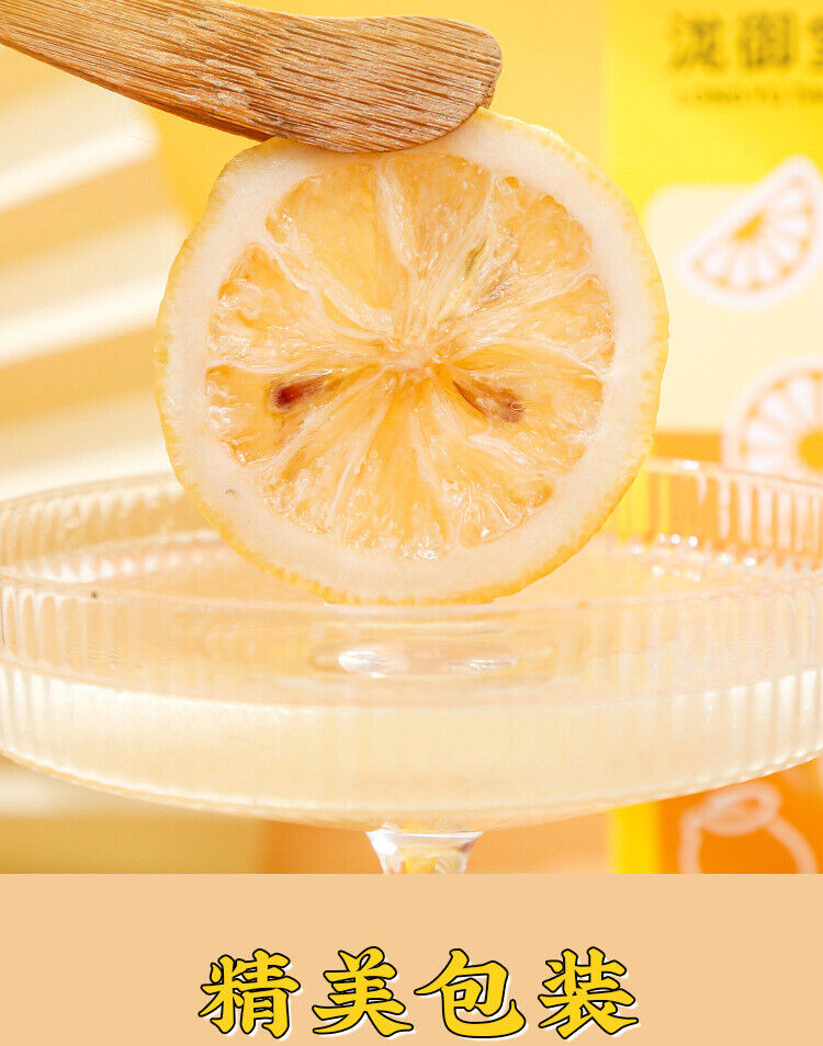 Freeze-Dried Honey Lemon Slices: 20 Sachets Cold Brew Fruit Tea