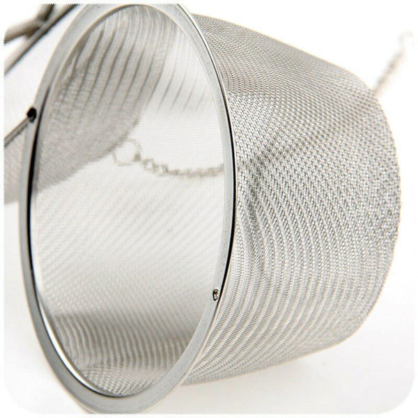 Tea Handle Filter Strainer Diffuser Stainless Steel Tea Spice Ball Mesh Infuser