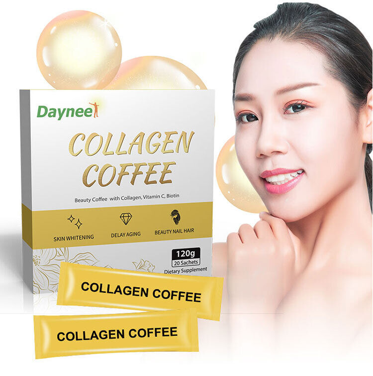 Slimming Coffee with Collagen Skin Whitening Collagen Supplements Tea 6g*20bags