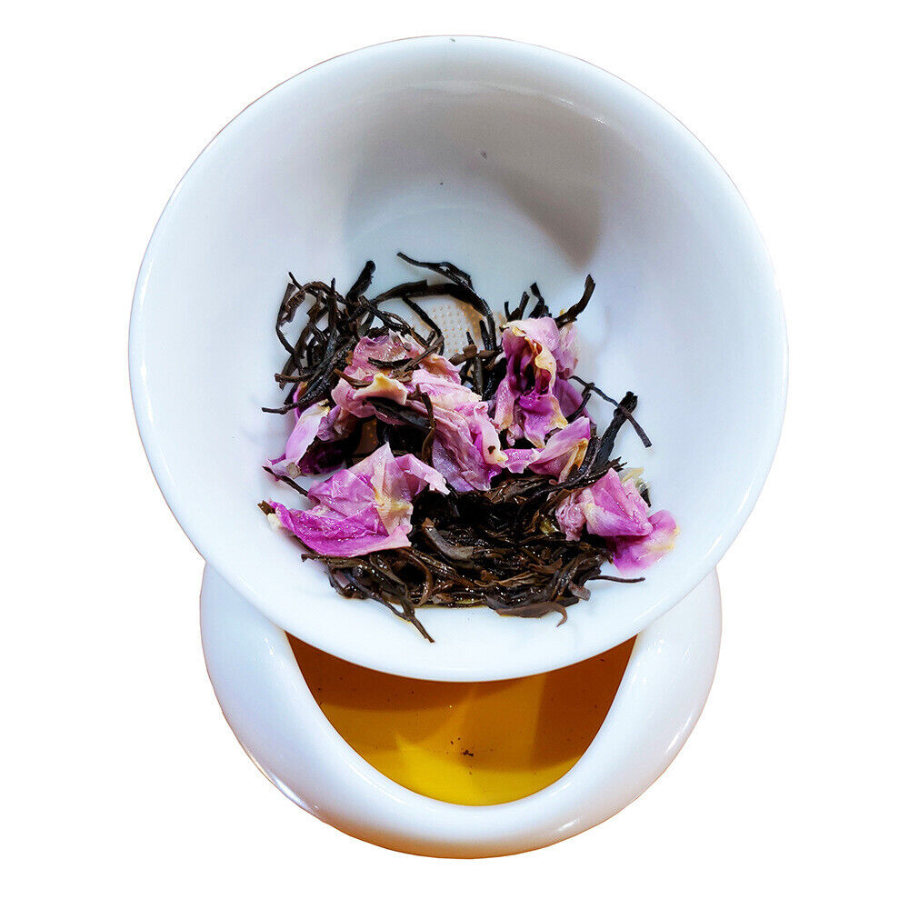 HelloYoung New Rose Tea Jiuqu Red Plum Longjing Heavy Rose Tea High Mountain Tea 10g