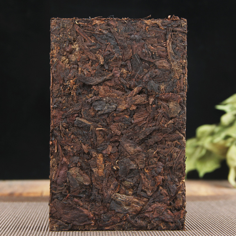 HelloYoung Puerh Tea Ripe Tea Brick Tea Date Fragrant Brick Big Leaf Old Tea Tea