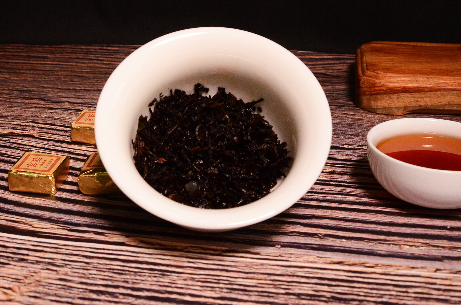 HelloYoung Yunnan Jindian small square brick black tea leaves glutinous fragrance brick tea