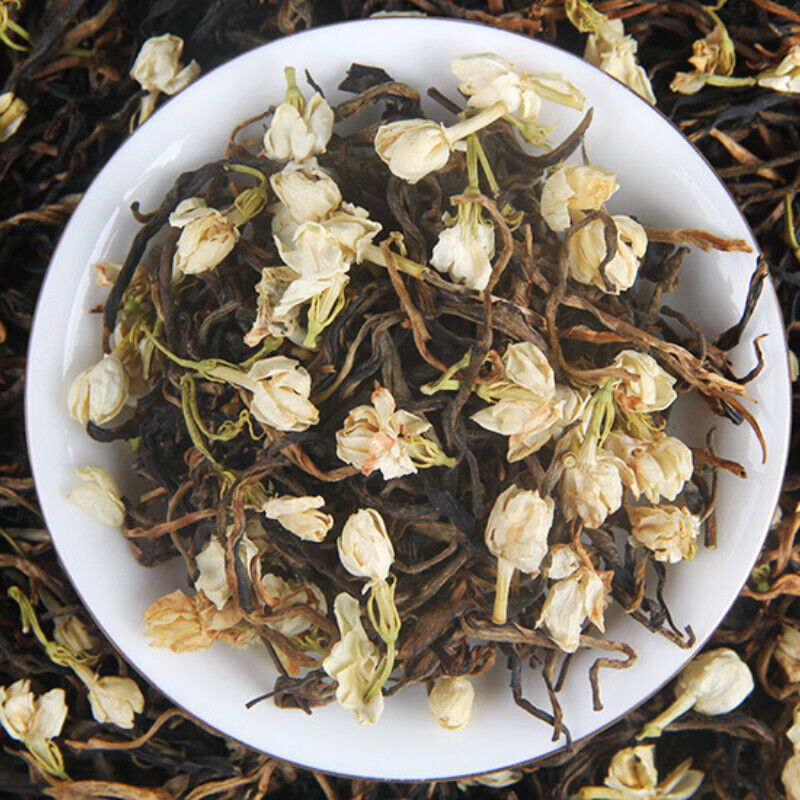 500g Jasmine Black Tea Fengqing Yunnan Dian Hong Tea Leaves Red Gold Buds Bulk