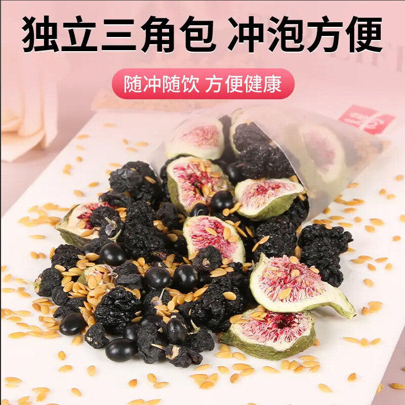 Female Hormone Balance Herbal Tea Goji Mulberry Flax Fig Detox Cycle Support
