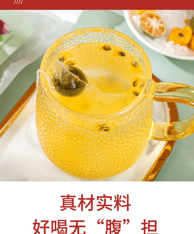 HelloYoung Green Orange Passion Fruit Tea 200g Summer Vitamin C Flower and Fruit Tea Punch