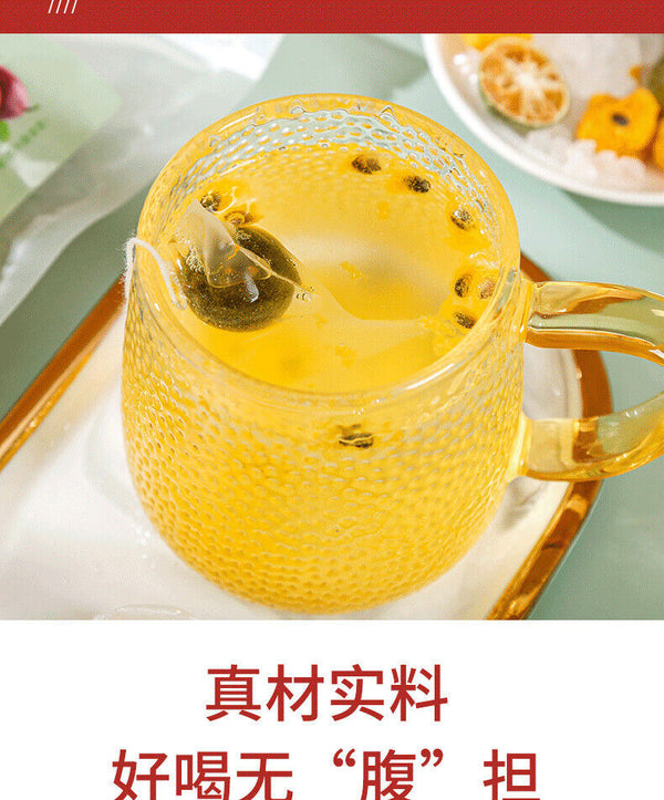 HelloYoung Green Orange Passion Fruit Tea 200g Summer Vitamin C Flower and Fruit Tea Punch