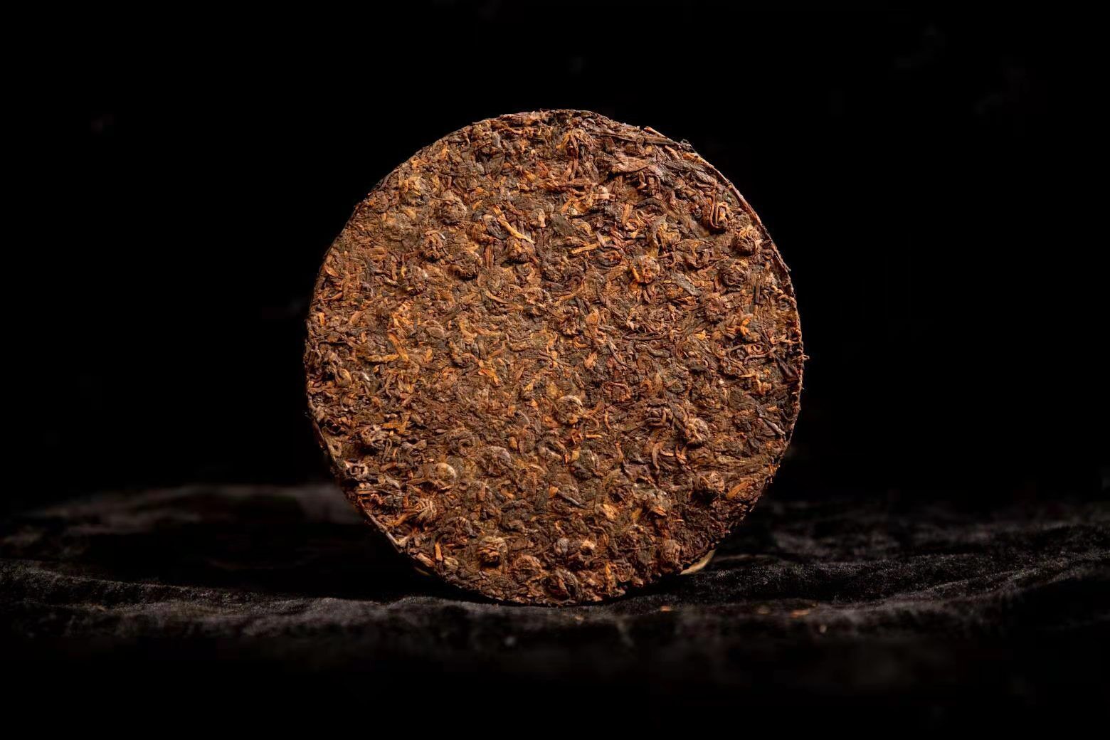 HelloYoung Yunnan Pu'er Tea Cake 357g Ripe Tea Banzhang Pu'er Tea Cake Ripe Puer Tea