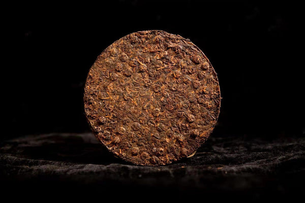 HelloYoung Yunnan Pu'er Tea Cake 357g Ripe Tea Banzhang Pu'er Tea Cake Ripe Puer Tea