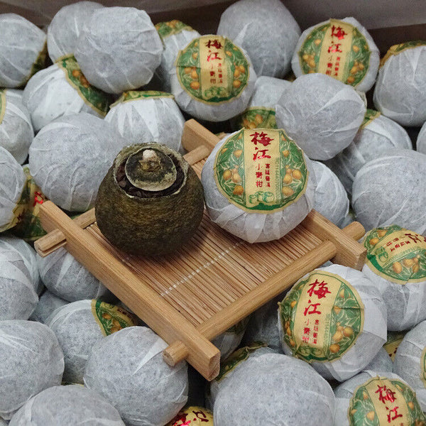 Premium Fruity Citrus Xinhui Small Green Citrus Peel Tea Puerh Tea 500h