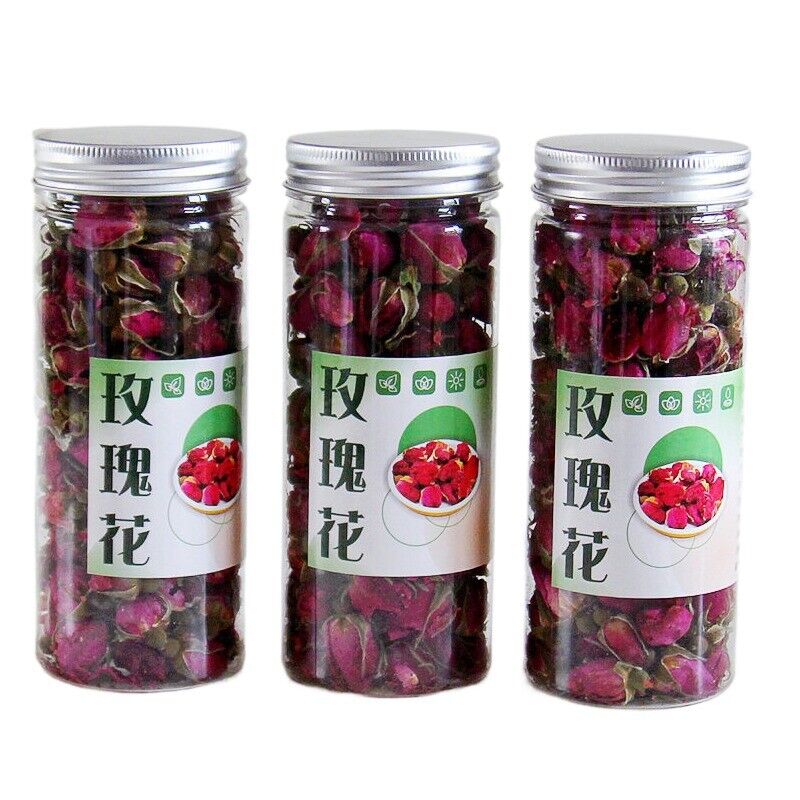 HelloYoung Rose tea Pingyin heavy petal rose canned flower tea bottle combination 17.6oz
