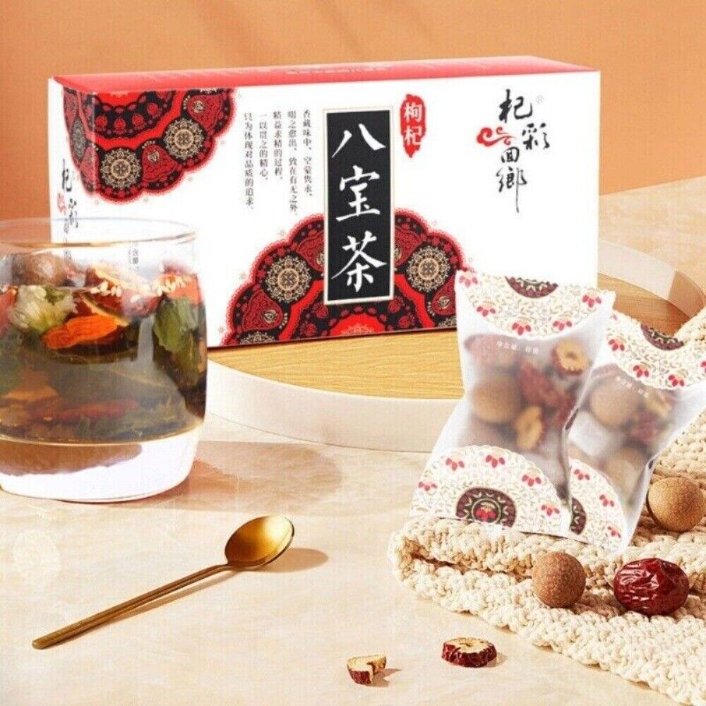 Ningxia Goji Berry Eight Treasures Tea Sweet Nutritious Herbal Blend 200g Secondary image