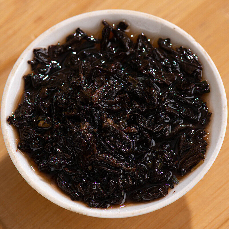 HelloYoung 357g Organic Puerh Ripe Tea Yunnan Menghai Tea Cake Healthy Drink