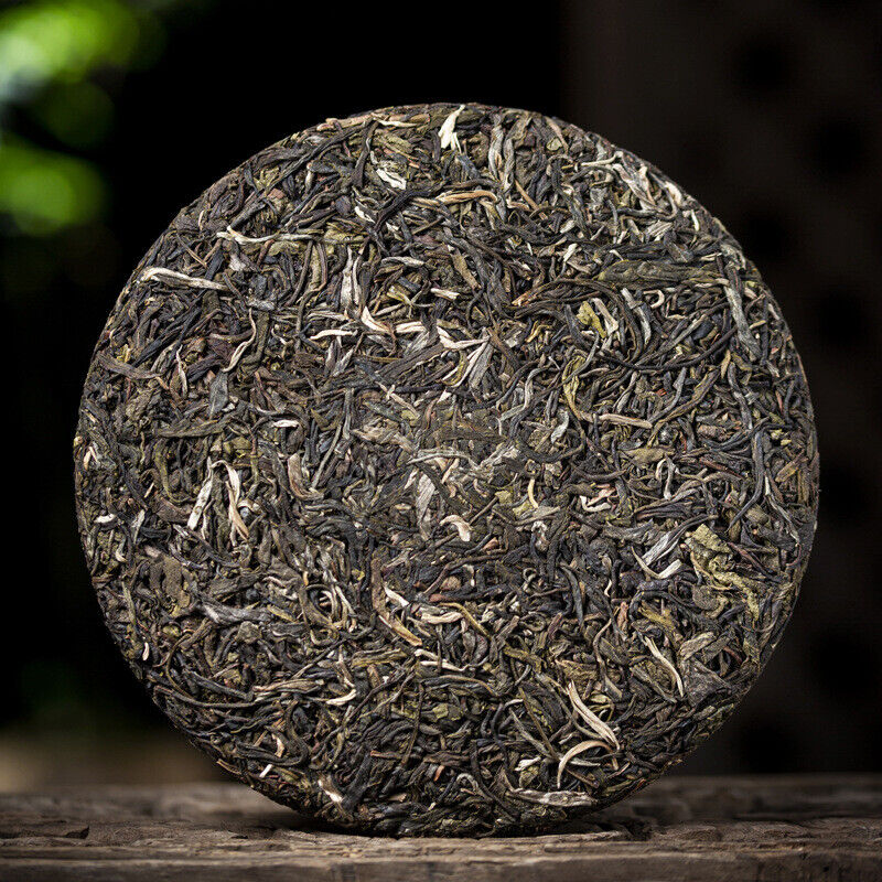 HelloYoung Puerh Raw Tea Cake Old Banzhang Menghai Brown Mountain Ancient Tea 357g/12.59oz