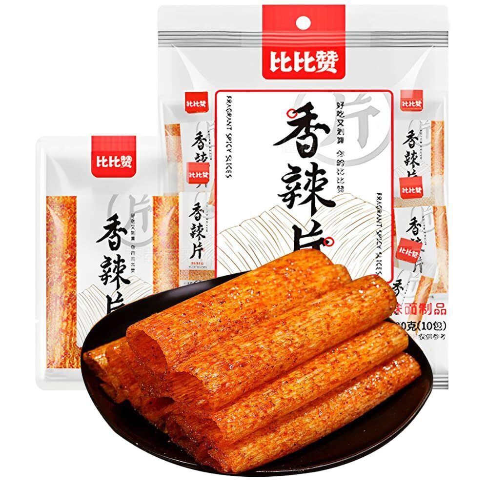 10 Packs Spicy Slices 180g Classic Chilli Chips Latiao Spicy Chinese Snacks Main image