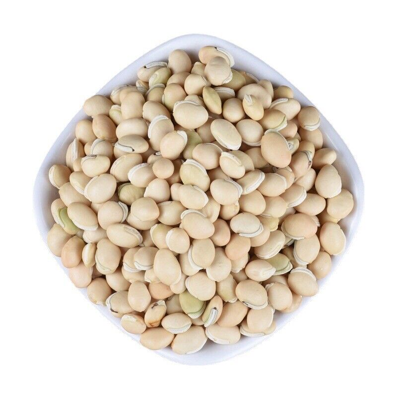 HelloYoung New White lentils Selected medicinal lentils Tonic herbs Stews 500g/1.1lb