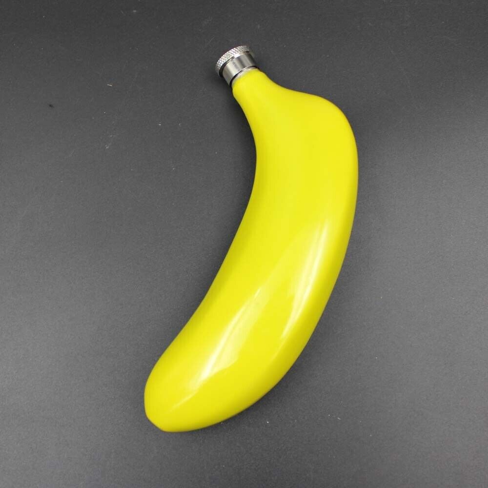5oz Banana Wine Pot Flask Stainless Steel Hip Flask Vodka Whiskey Alcohol Bottle