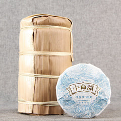 HelloYoung Chinese White Tea Cake Natural Ancient Tree Xiao Bai Tian High Mountain Tea 100g