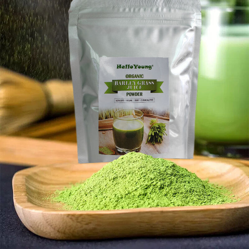 Certified Organic Barley Grass Powder, Natural Superfood Greens 50-500g