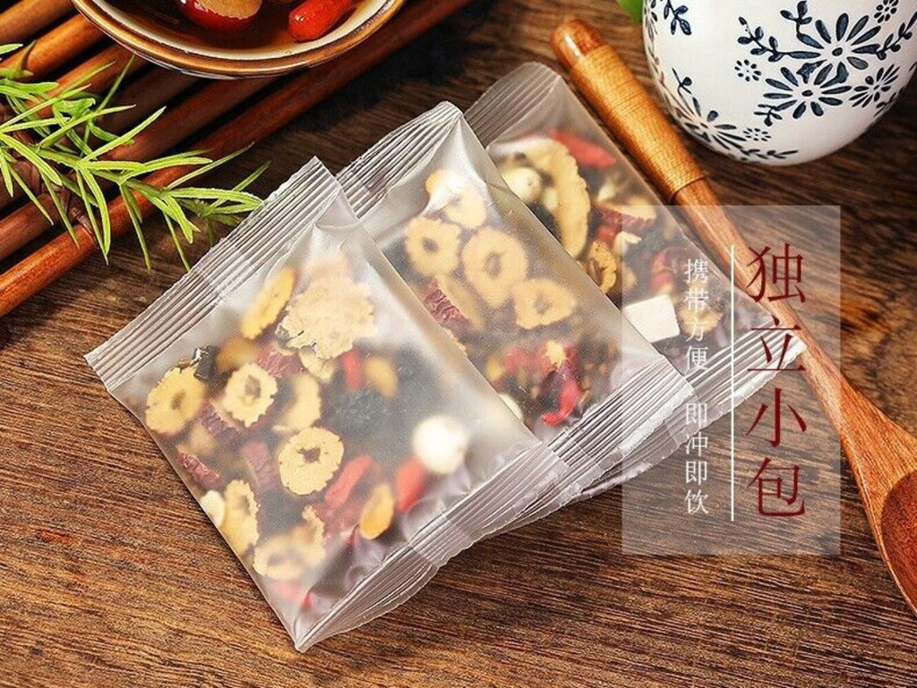 Ginseng Polygonatum Mulberry Goji 10 Treasure Herbal Tea Premium Blend
