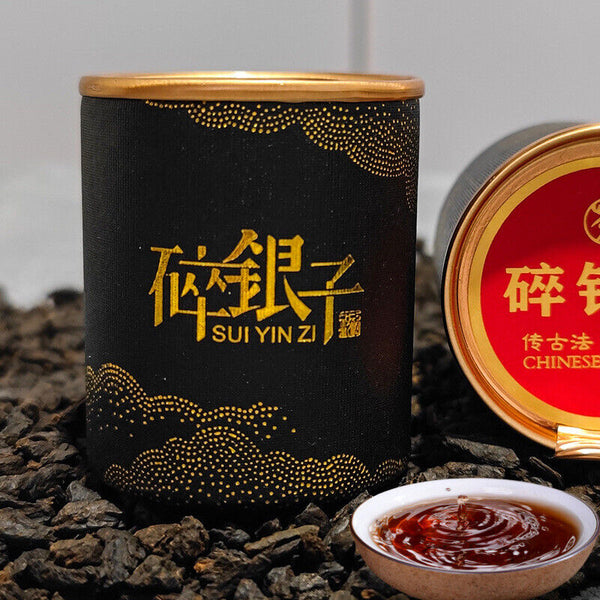 Tangli Spring Crushed Silver Cooked Pu'er Tea Sticky Fragrance Premium Tea 36g