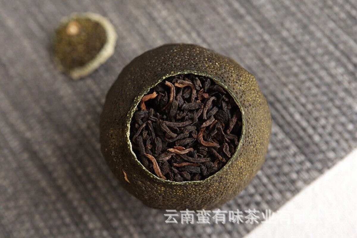 Yunnan Puerh Tea Leaves, Xinhui Xiaoqingkang Puerh Ripe Tea 500g Bulk