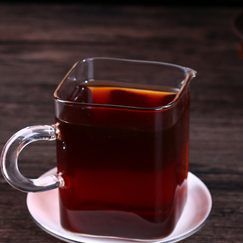 HelloYoung Ripe Puer Tea Cake Yunnan Brown High Mountain Ecological Pu erh Cooked Tea 200g