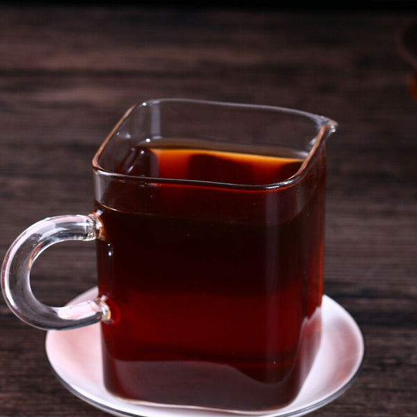 HelloYoung Ripe Puer Tea Cake Yunnan Brown High Mountain Ecological Pu erh Cooked Tea 200g