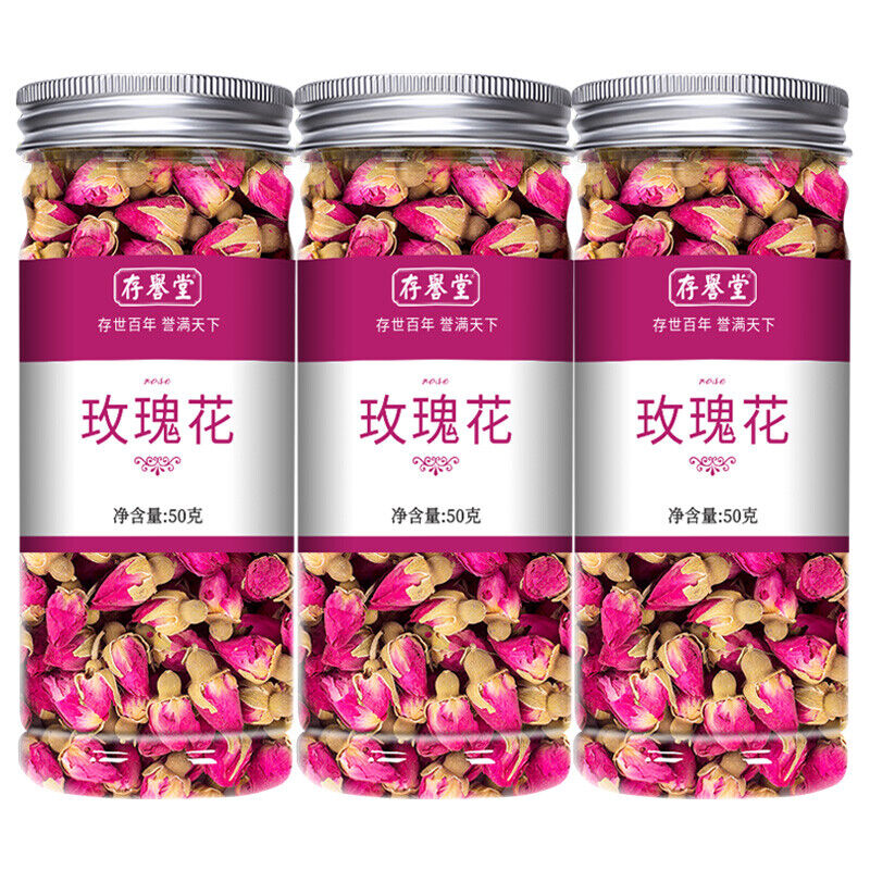 Dried Red Rose Petals Tea - Premium Loose Leaf Rose Tea Stress Relief Improved