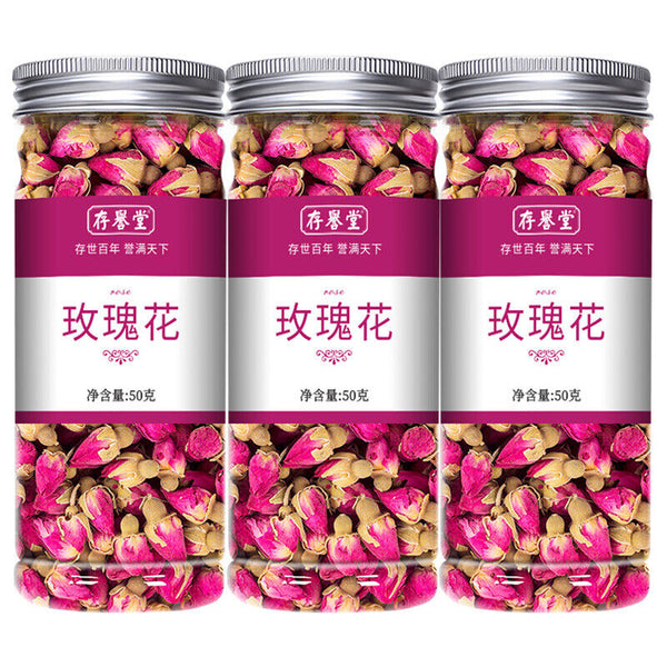 Dried Red Rose Petals Tea - Premium Loose Leaf Rose Tea Stress Relief Improved