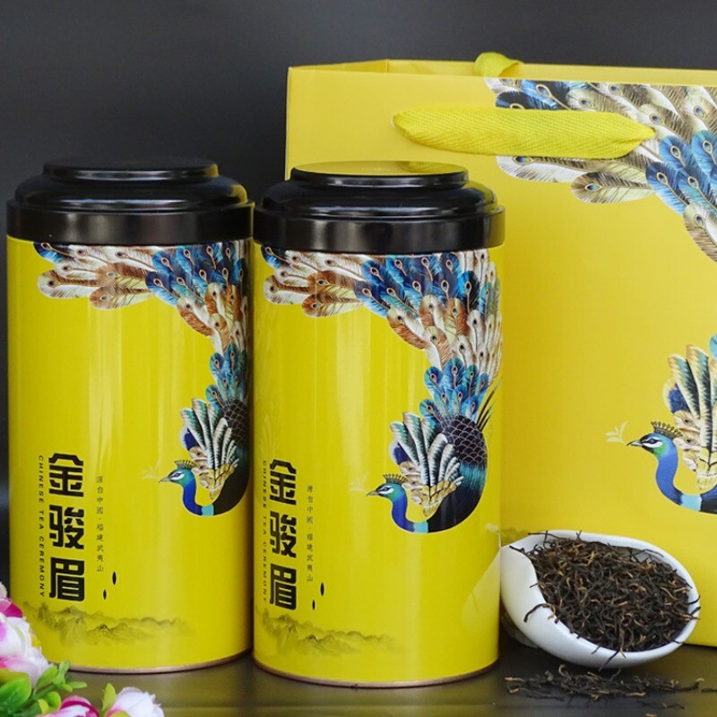 500g Wuyishan Jinjunmei Small Breed Black Tea Honey Flavour Iron Tin Loose Tea Secondary image