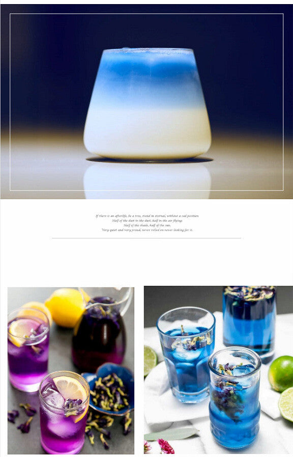 Organic Butterfly Pea Flower Tea Blue Butterfly Flower Fruit Tea Substitute Tea