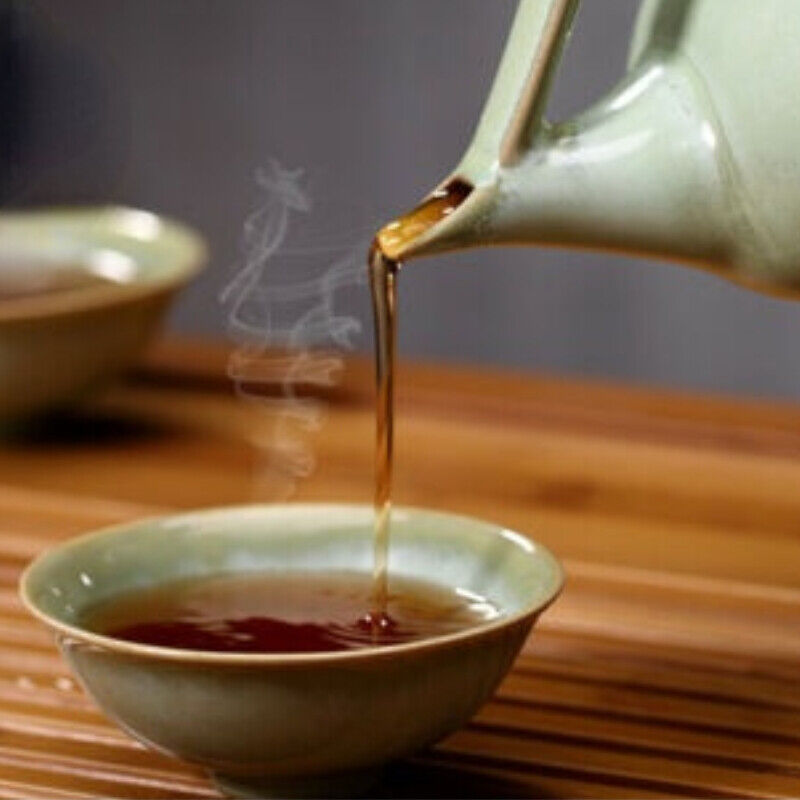 HelloYoung 357g YUAN Yunnan Menghai Tea Factory Dayi TAETEA Ripe Pu Er Natural Puer Tea